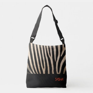 Zebra Skin Collectie Crossbody Bag Tas