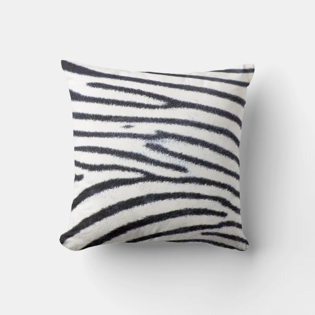 Zebra Skin Coussin (Recto)