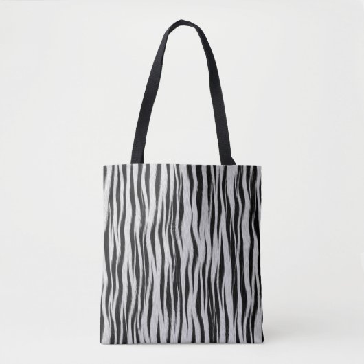 Zebra Skin Print Pattern-6665 Draagtas (Voorkant)