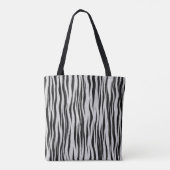 Zebra Skin Print Pattern-6665 Draagtas (Achterkant)