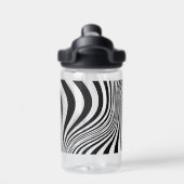 Zebra Skin Print Texture Pattern-88488 Waterfles (Achterkant)