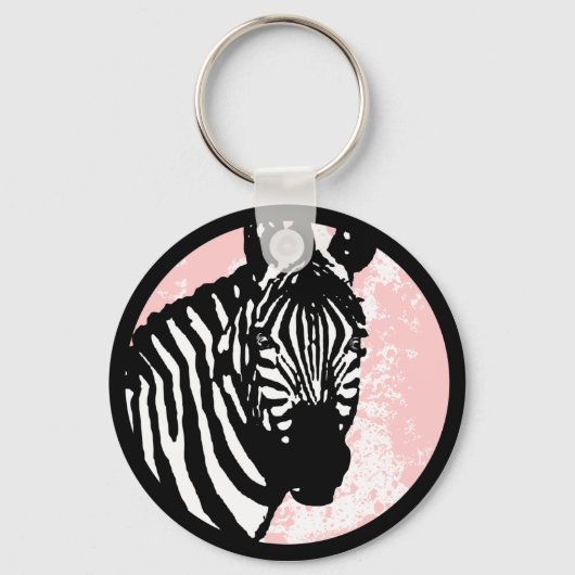 zebra. sleutelhanger (Voorkant)