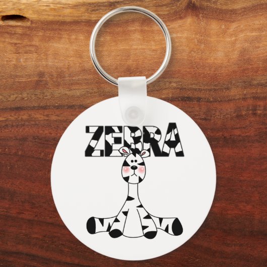 Zebra Sleutelhanger (Voorkant)