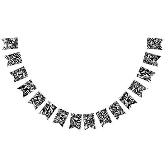 Zebra snijdt het patroon zwart-wit en je ideeën vlaggetjes (Alle)