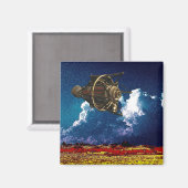 Zebra Space Patrol Magneet (Voorkant / Achterkant)