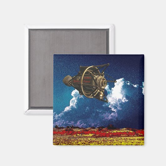 Zebra Space Patrol Magneet (Voorkant / Achterkant)