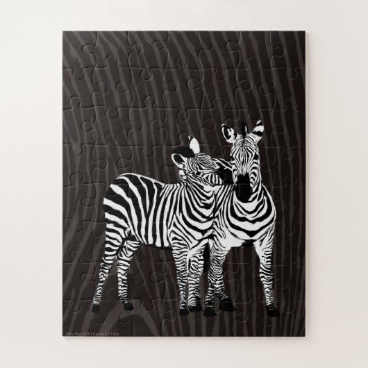 Zebra Spelen Legpuzzel (Verticaal)