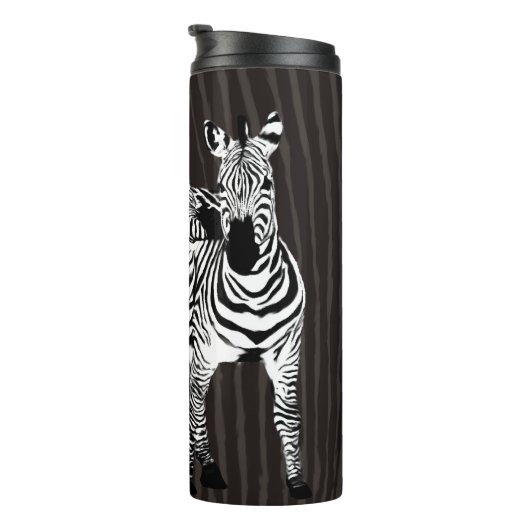 Zebra Spelen Thermosbeker (Geroteerd rechts)