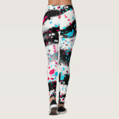 Zebra Splatter Leggings (Achterkant)