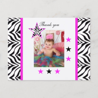 Zebra Stars : Photo : Carte postale Merci