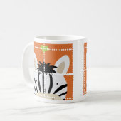 Zebra Stempel Koffiemok (Voorkant links)
