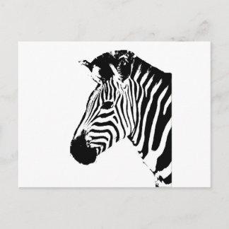Zebra Stencil Briefkaart