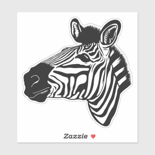 Zebra Sticker (Vel)