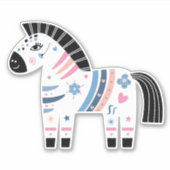 Zebra Sticker (Voorkant)