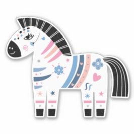 Zebra Sticker