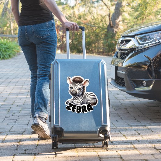 ZEBRA - STICKER DE NURSERY (Valise Insitu)