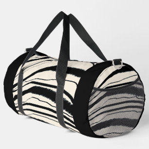 Zebra Streep Print Sportieve Gym Reizen Handbagage Plunjezak