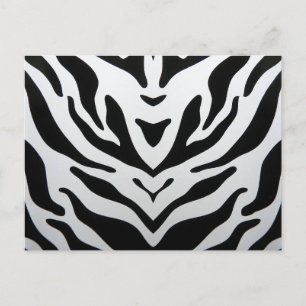 ZEBRA STREPEN ABSTRACT BRIEFKAART