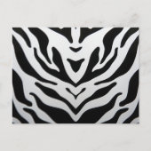 ZEBRA STREPEN ABSTRACT BRIEFKAART (Voorkant)