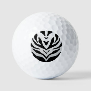 ZEBRA STREPEN ABSTRACT GOLFBALLEN