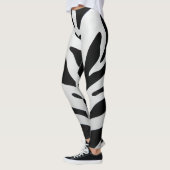 ZEBRA STREPEN ABSTRACT LEGGINGS (Links)