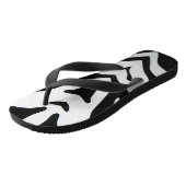 ZEBRA STREPEN ABSTRACT TEENSLIPPERS (Schuin)