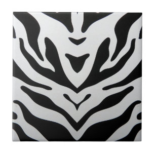 ZEBRA STREPEN ABSTRACT TEGELTJE