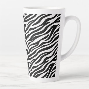 Zebra Strepen Naadloos Patroon Dierenprint-60492 Latte Mok