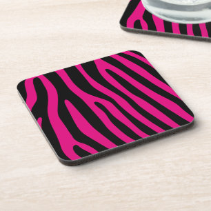 Zebra strepen patroon + achtergrond en ideeën bier onderzetter