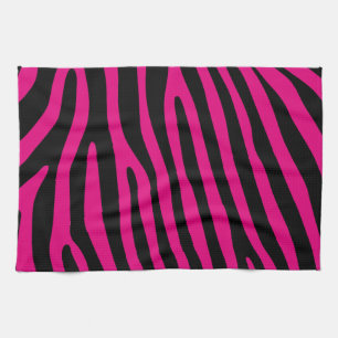 Zebra strepen patroon + achtergrond en ideeën theedoek