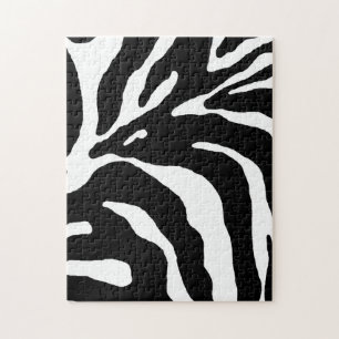 Zebra Stripe Animal Print Legpuzzel