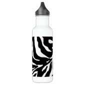 Zebra Stripe Animal Print Waterfles (Links)