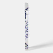 Zebra Stripe Awareness Ribbon Angel coque iphone (Verso / Gauche)