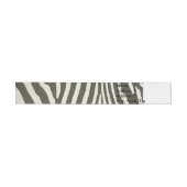 Zebra Stripe Dierenprint Patroon Adreslabel Wikkel (Individueel)