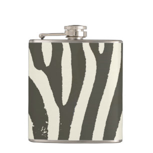 Zebra Stripe Dierenprint Patroon Heupfles