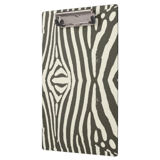 Zebra Stripe Dierenprint Patroon Klembord (Links)