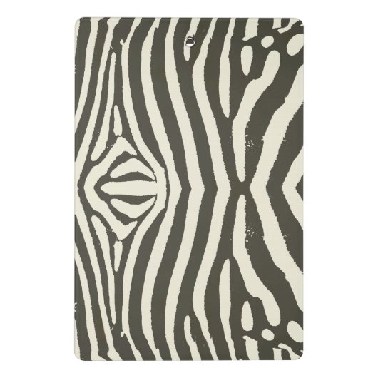 Zebra Stripe Dierenprint Patroon Mini Klembord (Achterkant)