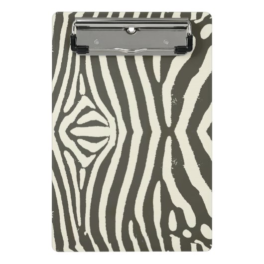 Zebra Stripe Dierenprint Patroon Mini Klembord (Voorkant)