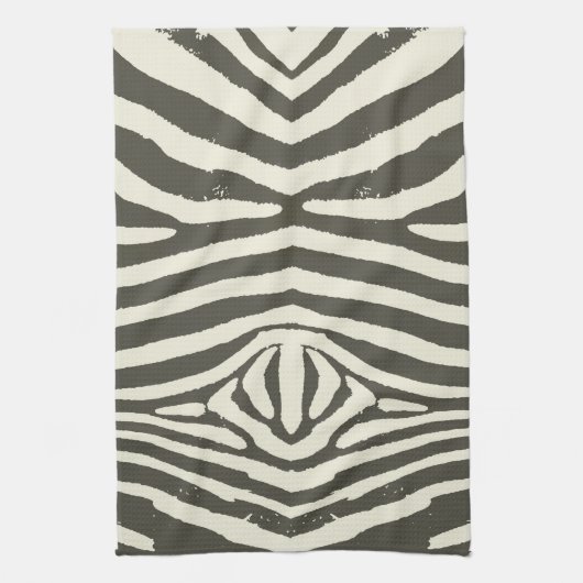 Zebra Stripe Dierenprint Patroon Theedoek (Verticaal)