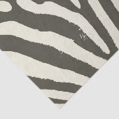 Zebra Stripe Dierenprint Patroon Tissuepapier (Detail)