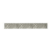 Zebra Stripe Dierenprint Patroon Uitnodigingen Wikkel (Vlak)