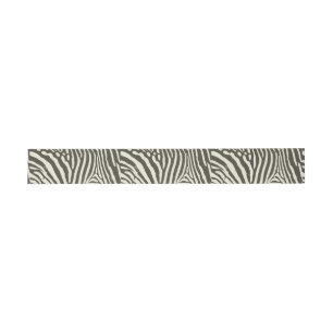 Zebra Stripe Dierenprint Patroon Uitnodigingen Wikkel