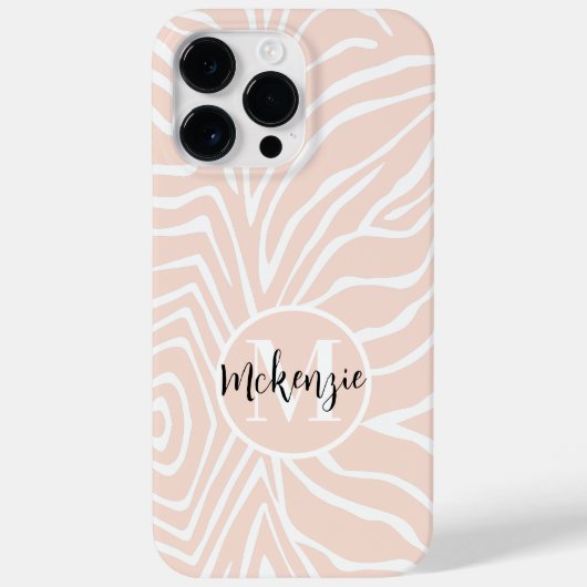 Zebra Stripe om het even welke Kleur personaliseer Case-Mate iPhone Case (Achterkant)