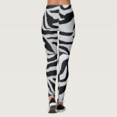 Zebra-stripe patroon leggings (Achterkant)