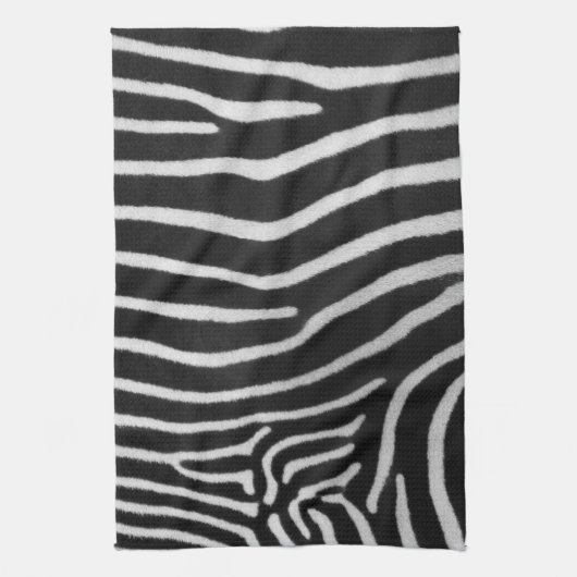 Zebra Stripe Pattern Kitchen Towel Theedoek (Verticaal)