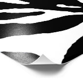 Zebra Stripe Poster de animal (Coin)