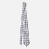 Zebra Stripe Sensibilisation Ruban Angel Cravate V (Dos)