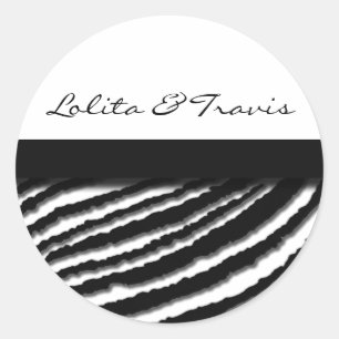 Zebra stripe Stickers