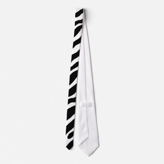 Zebra Stripe Stropdas (Achterkant)