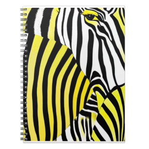 Zebra Stripes Animal Print Notitieboek